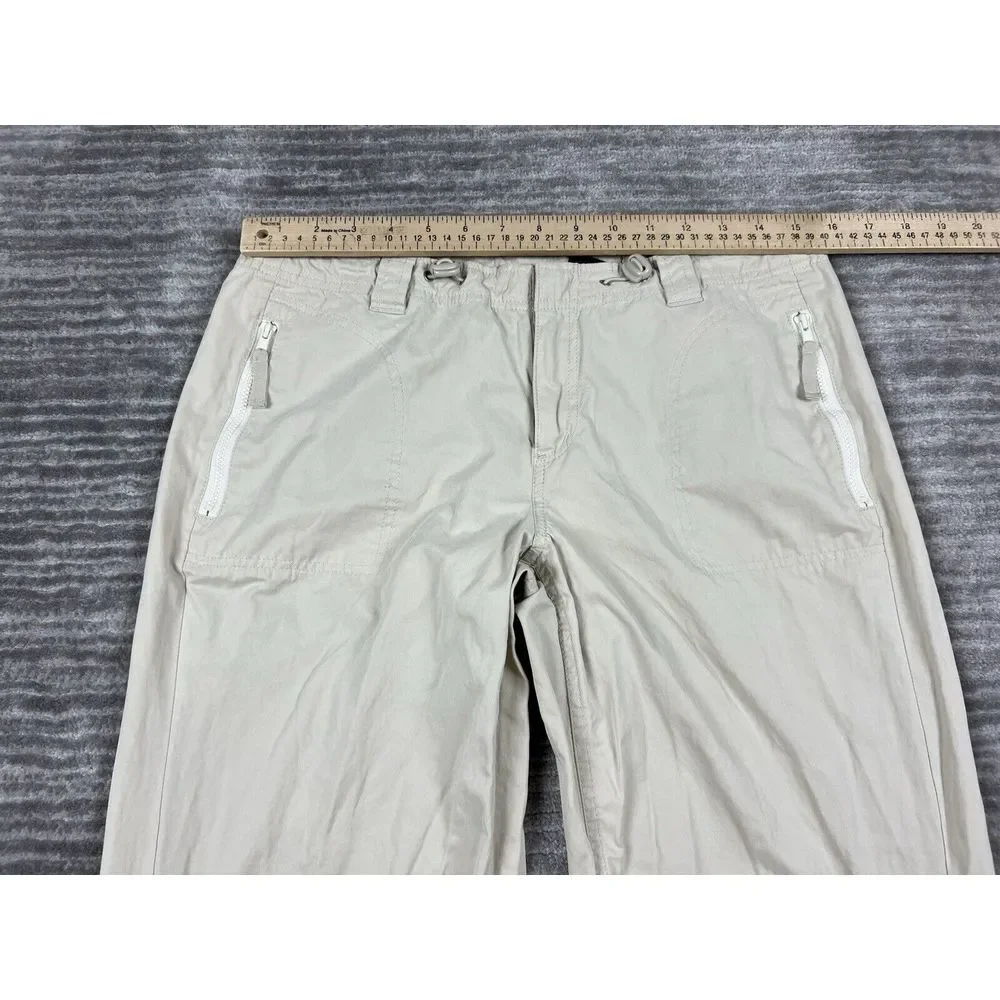 Arizona Pants Juniors 9 Beige Polyester Nylon Sequin Embroidered Straight‎